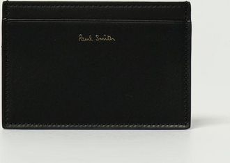 Paul Smith Portacarte di credito Signature Stripe in pelle