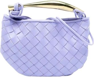 Bottega Veneta Pre-owned Mini Bags, female, Purple, Size: ONE SIZE Pre-owned Leather handbags