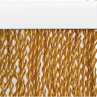 Made in Italy TENDA A CORDONCINO CAMELIA cm 140 x 240 - beige/marrone MADE IN ITALY