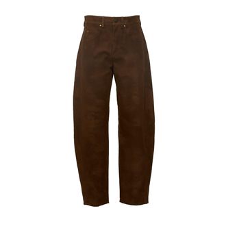 Isabel Marant Belky Faux Suede Wide-Leg Pants