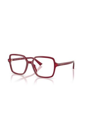 Jimmy Choo London 53mm Square optical glasses in Red at Nordstrom