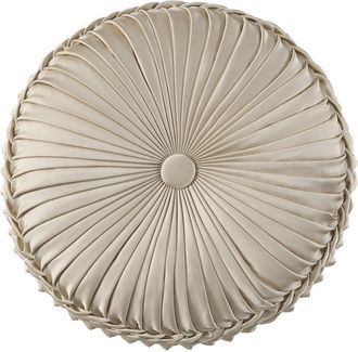 J. Queen New York Tufted Round Decorative Throw Pillow