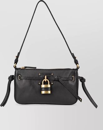 Chlo&eacute; leather clutch bag
