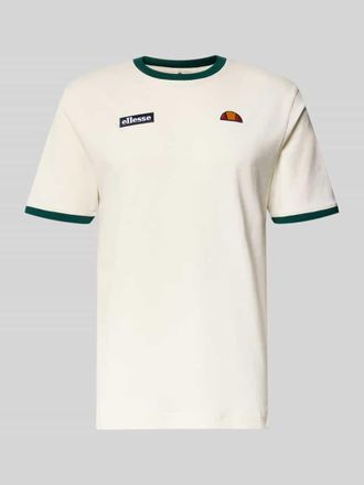 Ellesse T-Shirt im Retro-Look Modell RINGETTO in Offwhite, Gr&ouml;&szlig;e XXL