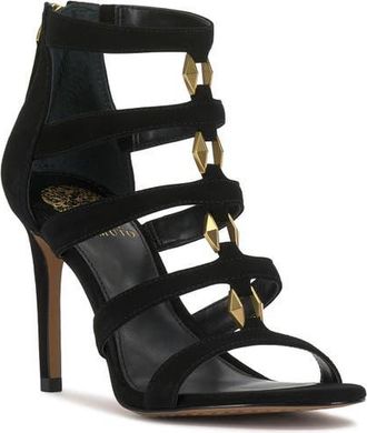 Vince Camuto Azelie Cage Sandal in Black at Nordstrom, Size 5.5
