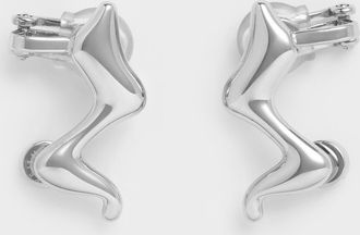 Charles & Keith Emilia Wavy Stud Earrings
