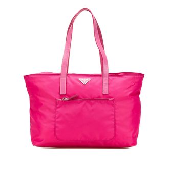 Prada Roze Nylon Schoudertas