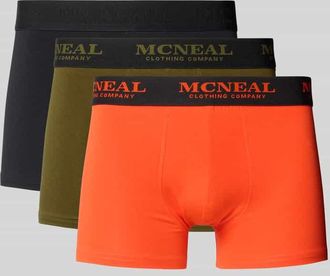 Mc Neal Trunks mit elastischem Logo-Bund im 3er-Pack in Oliv, Größe XXL