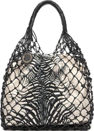 Roberto Cavalli Net tote bag - Black