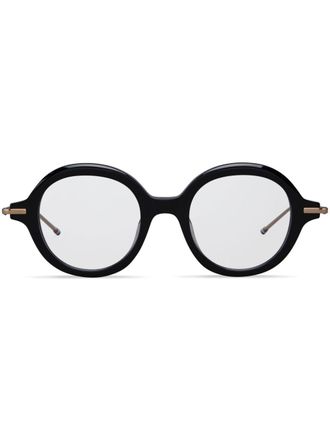 Thom Browne Occhiali tondi - Nero