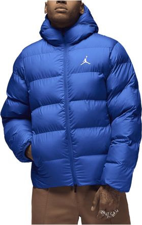 Nike Jordan Brooklyn Mens Puffer Jacket Mens Full-Zip Hooded Jacket Game Royal FV7317-480 Size S