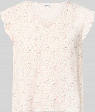 Pieces Regular Fit Blusentop aus reiner Viskose Modell BARRI in Weiss, Gr&ouml;&szlig;e XL