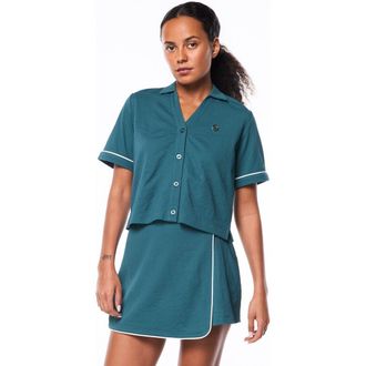 Sergio Tacchini Tullia Cabana Shirt in Mediterranea at Nordstrom, Size Xx-Large