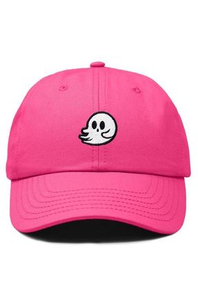 Dalix Whisper Ghost Dad Cap in Hot Pink at Nordstrom