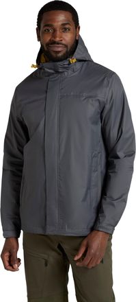 Mountain Warehouse Torrent Mens Waterproof Rain Jacket - Waterproof & Lightweight Raincoat with Taped Seams, Zipped Pockets - For Spring Summer Travelling & Outdoors Gre