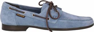 Moorer Mens Suede Lace Up Loafer In Savoia