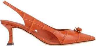 Ferragamo Zarula Mini Bow Slingback Pumps, Size 7 C