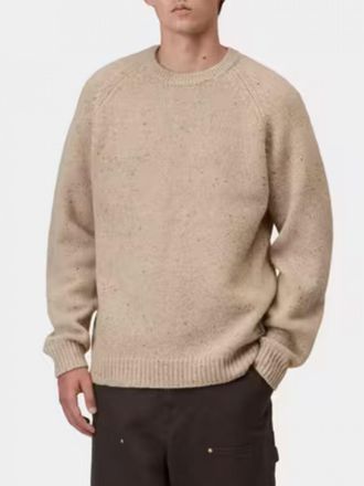 Carhartt Work in Progress Maglia girocollo in misto lana e cotone a maniche lunghe