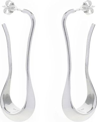 Christophe Lemaire Accessoires, Dames, Grijs, ONE Size, Korte Oorhangers