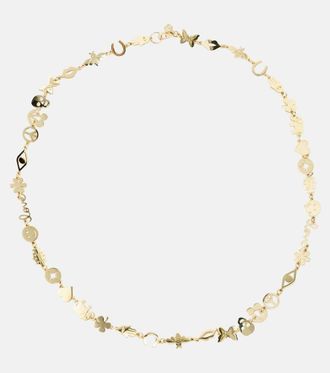 Sydney Evan Pure Tiny 14kt gold necklace
