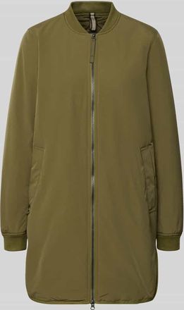 Camel Active Jacke mit Zweiwege-Rei&szlig;verschluss in Oliv, Gr&ouml;&szlig;e 34