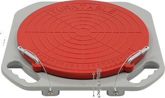 OEM Placa Giratoria Ajustable, Rotaci&oacute;n De 360&deg;, Alta Capacidad De Carga, Color Rojo