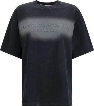 Alexander Wang Mujer, Camisetas, Negro, Talla: S