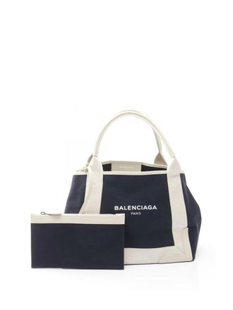 Balenciaga 2010-2025 Canvas Navy Cabas S tote bag - Blue