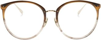 Linda Farrow Optical Frame - Dames - Brillen - Bruin - 58 MM - Accessoires