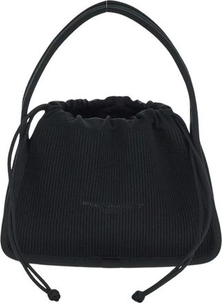 Alexander Wang Kleine Polyester Tas - Dames - Schoudertassen - Zwart - ONE Size - Polyester - Tassen