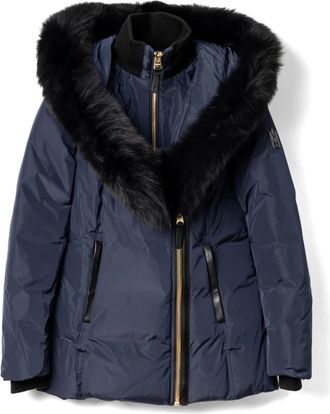 Mackage Down Jackets, female, Blue, S, Adali-Bx Longline Down Coat