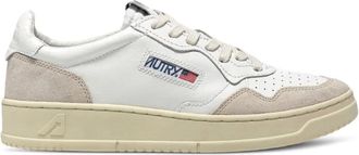 Autry Sneakers Medalist con inserti in pelle scamosciata - Bianco