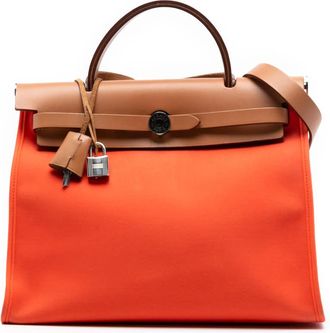 Herm&egrave;s Pre-owned Hermes Toile Herbag Zip 31 Ladies 5ZWM7OCUONKLMKNL