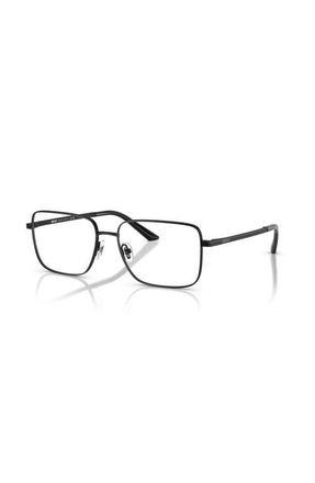 Versace 55mm Rectangle optical glasses in Black at Nordstrom