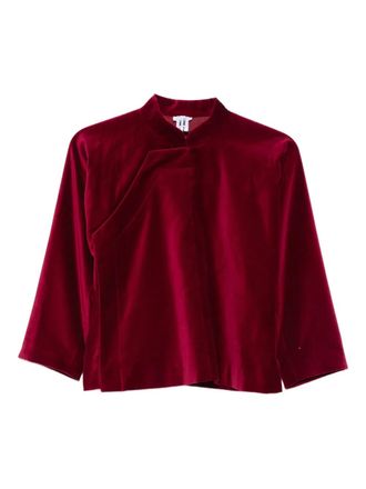 Comme Des Gar&ccedil;ons stand collar blouse - Red