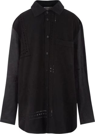 By Walid Camicia con ricamo - Nero