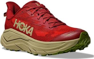 Hoka One One Challenger 8 Trail Running Shoe in Dry Chili /Oatgrass at Nordstrom, Size 11.5