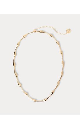 Lilly Pulitzer Rousseau Wave Necklace In Gold