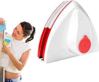 OEM Limpiacristales Magn&eacute;tico, Limpiador De Ventanas De Doble Cara, Herramienta De Limpieza Lateral De Ventanas, Con Cord&oacute;n Antica&iacute;da, Para Vidrios De 8 A