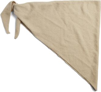 Pieces Pcfortuna Triangle Scarf BC, White Pepper, One Size