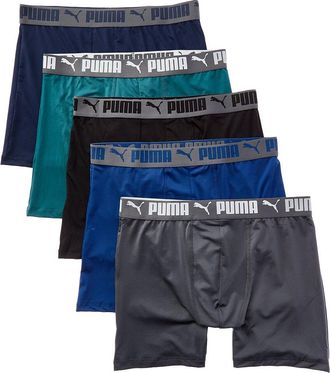 Puma Puma Set Of 5 Performance Boxer Brief