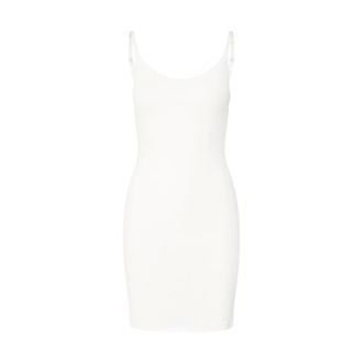 Ichi Ichi - Cloud Dancer Slim-Fit Onderjurk - Dames - Jurken - Wit - Maat: XS Polyamide