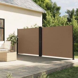 vidaXL Toldo Lateral Retr&aacute;ctil Gris Taupe 160x1200 Cm Vidaxl