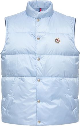 Moncler Moncler Tuquerouye Down Vest, Men, Blue, Size: 2