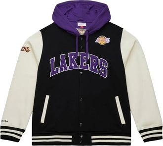 Mitchell & Ness x Los Angeles Lakers Bomber Courtside - Nero
