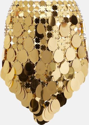 Paco Rabanne Golden Sparkle Assembly sequined miniskirt