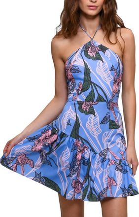 Hutch Renata Dress In Peri Inked Iris