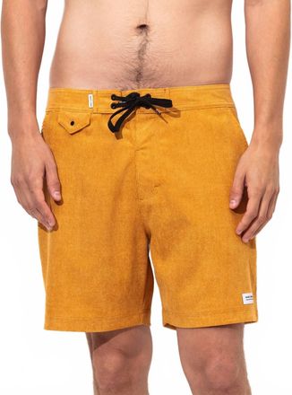 Banks Journal Slow Boardshort In Dark Mustard