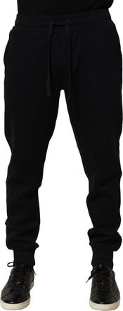Dolce & Gabbana Cotton-Nylon Drawstring Joggers - Black