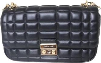 Michael Kors Pre-owned Leren Schoudertas - Dames - Vintage Schoudertas - Zwart - ONE Size - Leer - Vintage
